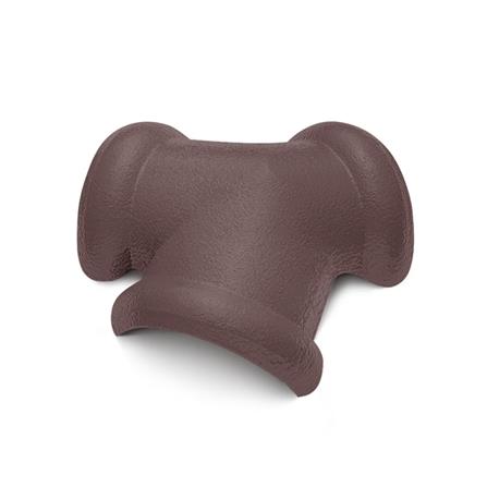 ครอบสันโค้ง 3 ทาง DURAONE ลอนเศรษฐี สีน้ำตาลสัมฤทธิ์_0