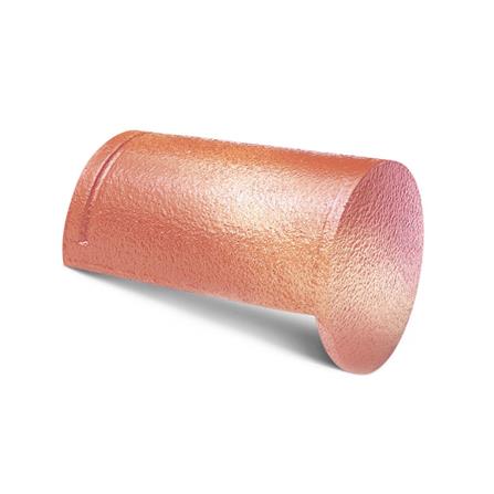 ครอบโค้งปิดจั่ว DURAONE ลอนเศรษฐี 21.7x33x2.4 ซม. สีส้มรุ่งอรุณ_0