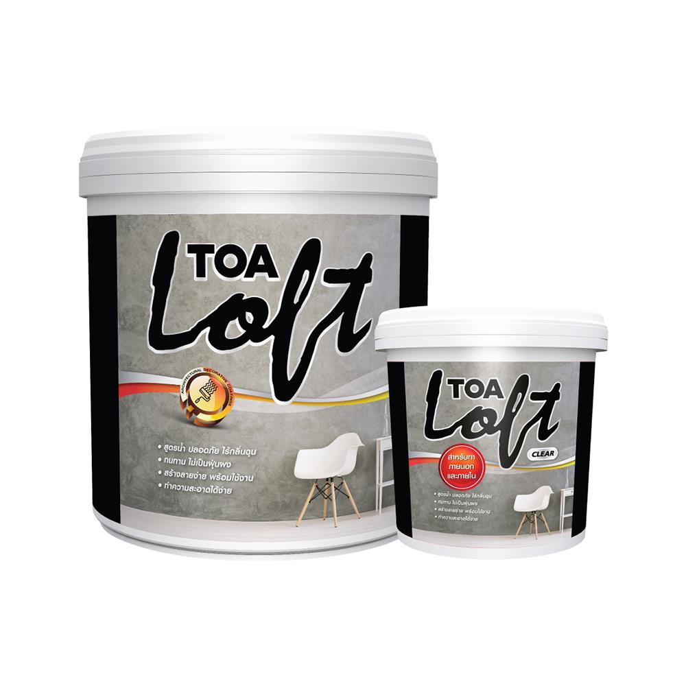 สีน้ำลอฟท์ภายนอก TOA LOFT5 สีแดง 10 กก._1