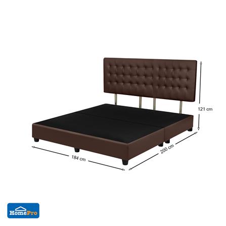 ฐานรองหัวเตียง 6 ฟุต HOME LIVING STYLE MUNICH น้ำตาลเข้ม_6