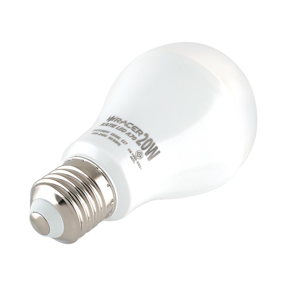 หลอด LED RACER A70 KATIE 20 วัตต์ DAYLIGHT E27