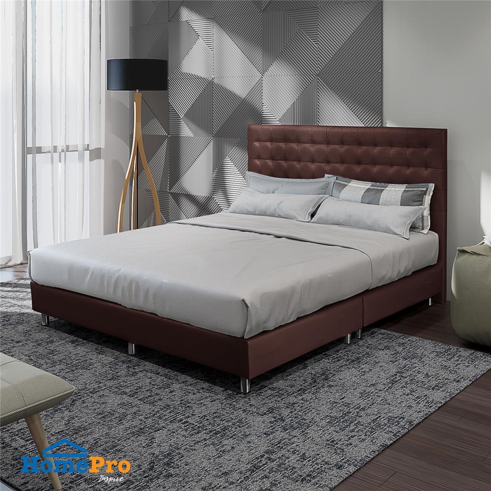 ฐานรองหัวเตียง 6 ฟุต HOME LIVING STYLE BERLIN น้ำตาลเข้ม
