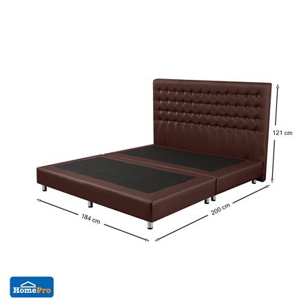 ฐานรองหัวเตียง 6 ฟุต HOME LIVING STYLE BERLIN น้ำตาลเข้ม_5