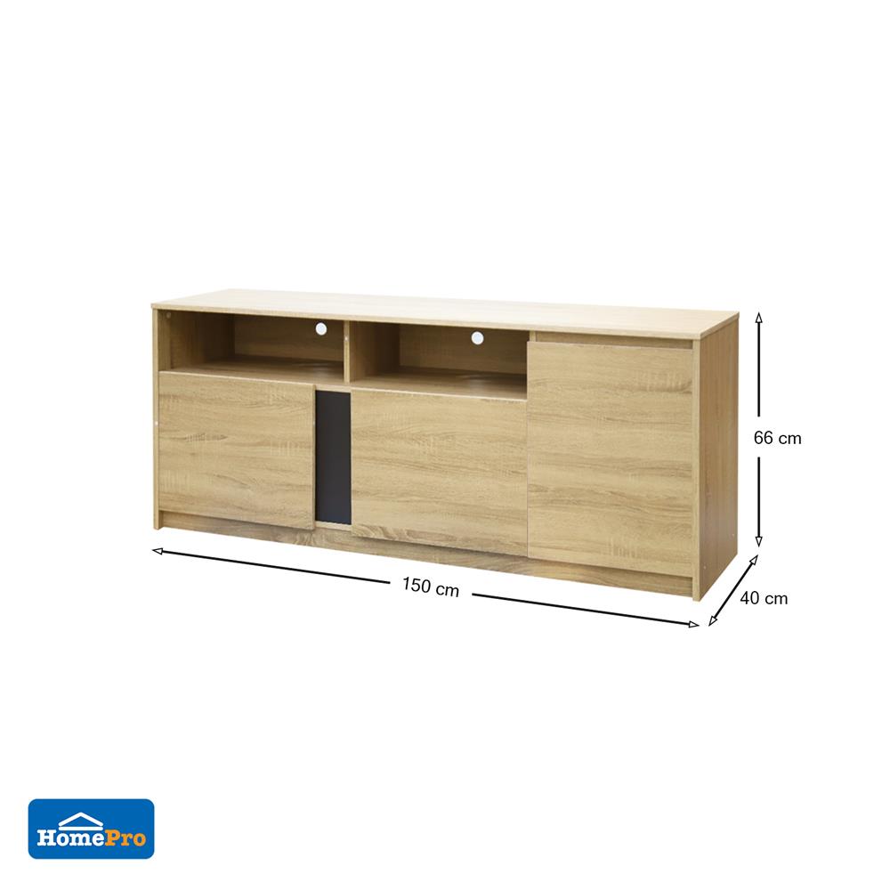 ตู้วางทีวี ME LIVING SUPRA 150 ซม. สีโซลิดโอ๊ค