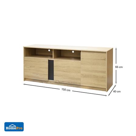 ตู้วางทีวี ME LIVING SUPRA 150 ซม. สีโซลิดโอ๊ค_5