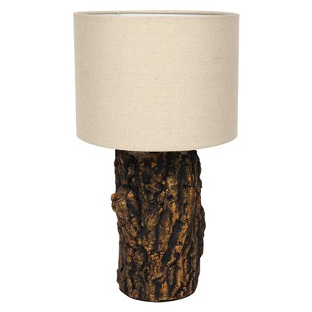 TABLE LAMP CARINI COUNTRY E4318 CREAM/BROWN