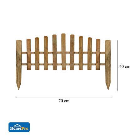 รั้วไม้ปักพื้น ME LIVING GARTENE 70x40 ซม. สีธรรมชาติ_5
