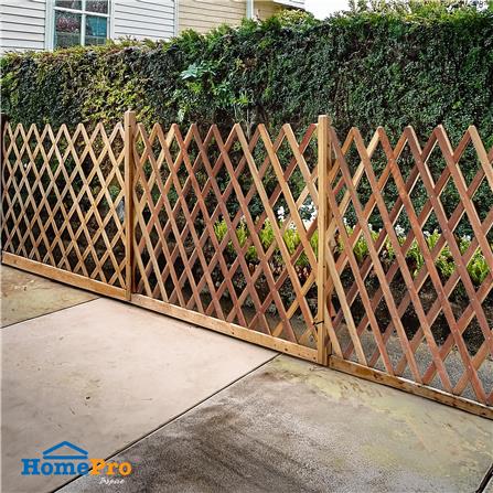 รั้วไม้บานพับ ME LIVING GARTENE 100x100 ซม. สีธรรมชาติ_0