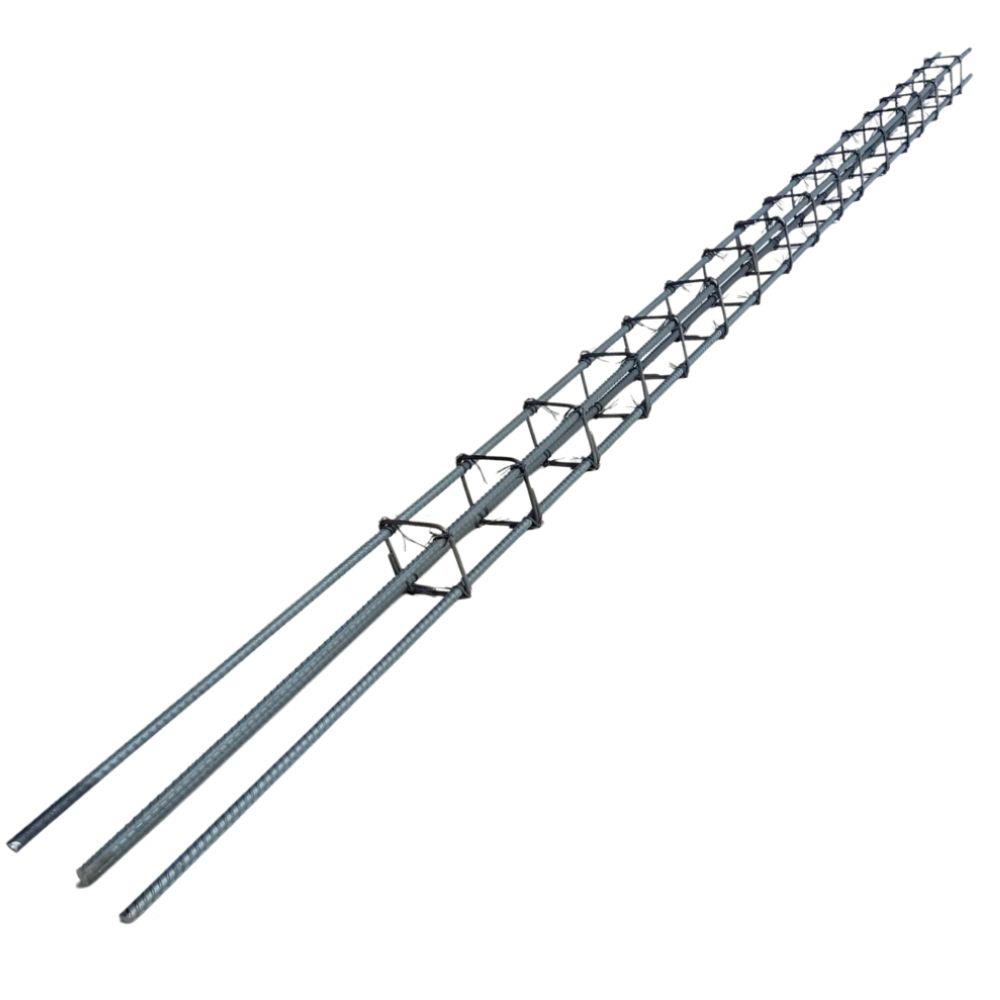 เสาสำเร็จรูป 4 เส้น 12 มม. (ปลอก 15x15 ซม.) 9D ยาว 5 เมตร