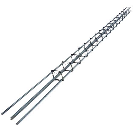 เสาสำเร็จรูป 4 เส้น 12 มม. (ปลอก 15x15 ซม.) 9D ยาว 5 เมตร_0