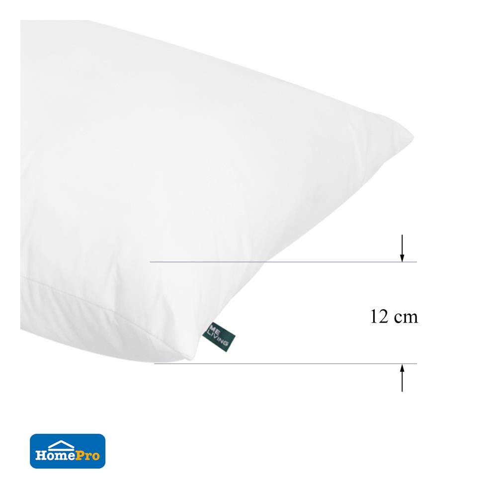 หมอนหนุน ใยสังเคราะห์ ME LIVING 18x28 นิ้ว สีขาว