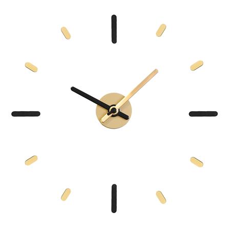 นาฬิกาติดผนัง DIY V2 ดำ-ทอง ON TIME_0