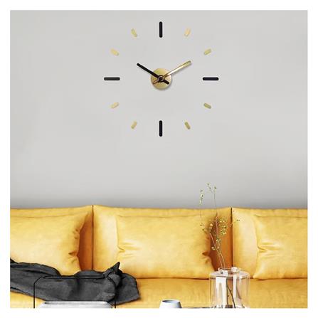 นาฬิกาติดผนัง DIY V2 ดำ-ทอง ON TIME_3