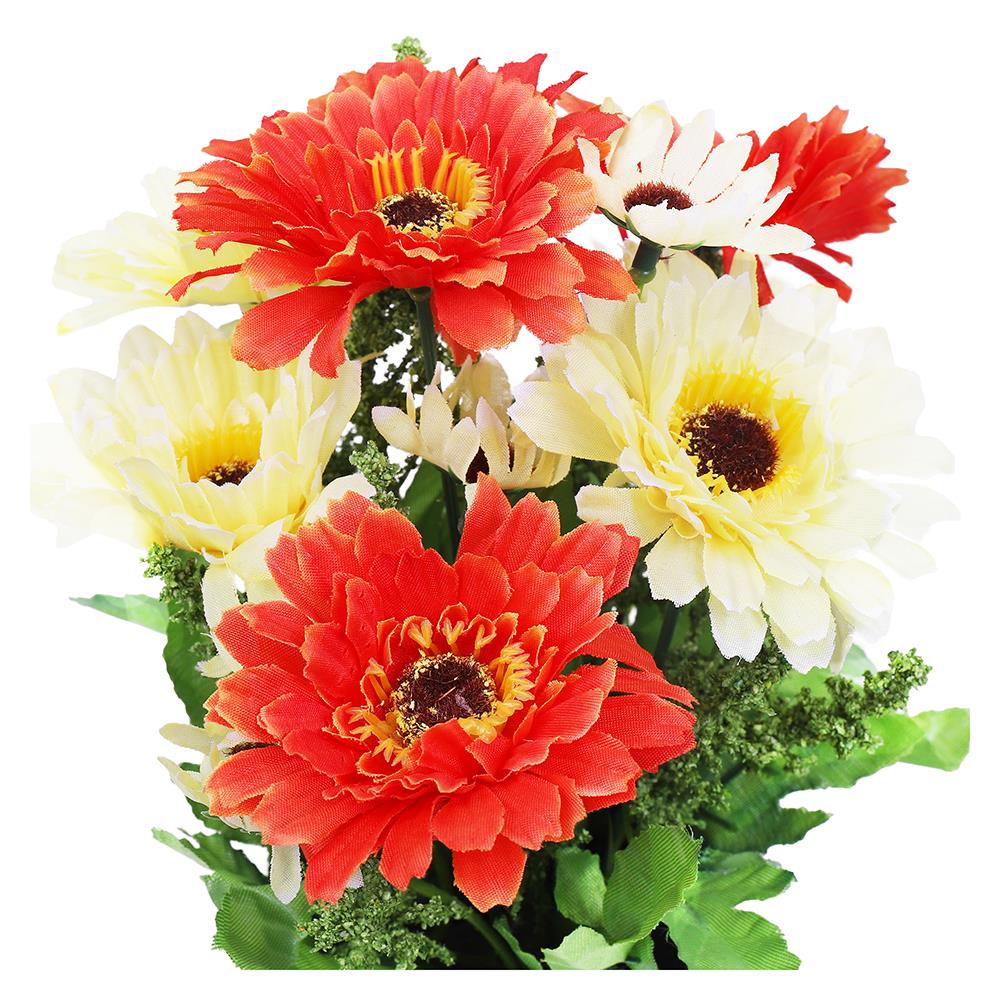 ดอกไม้ประดิษฐ์ในกระถาง ME LIVING DAISY สีส้ม