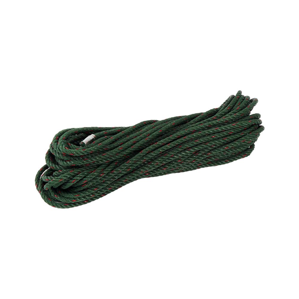 เชือกไนล่อน DEXZON 6 มม.x20 ม. สีเขียวขี้ม้า