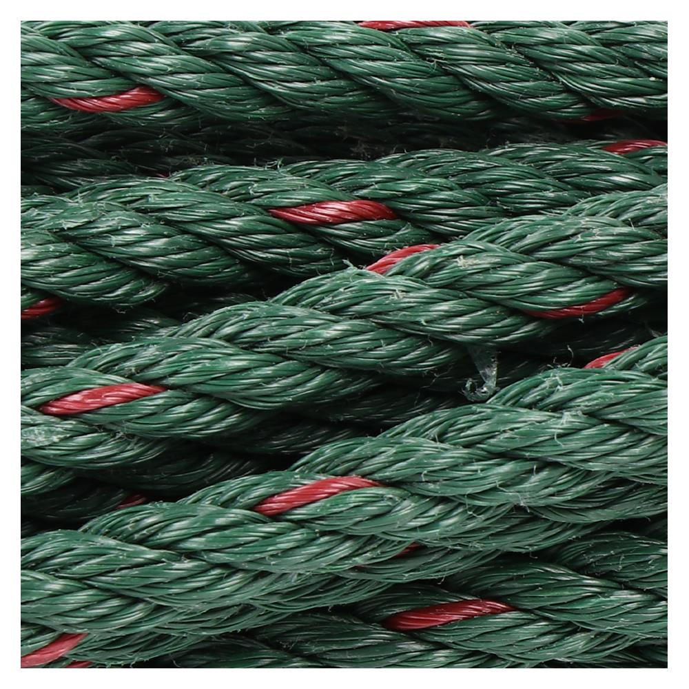 เชือกไนล่อน DEXZON 6 มม.x10 ม. สีเขียวขี้ม้า