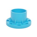 ข้อต่อตรงหน้าจาน PVC SCG 4 นิ้ว สีฟ้า