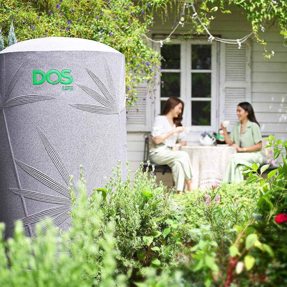 แท้งค์น้ำบนดิน DOS NATURA COMBAC NANO 500 ลิตร สีเทา