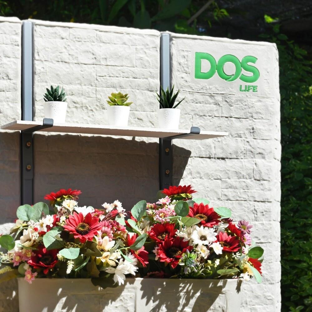 แท้งค์น้ำบนดิน DOS MONTBLCANC 900 ลิตร สีเทา