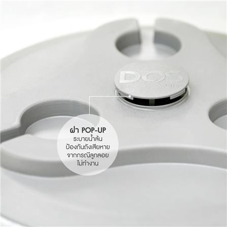 แท้งค์น้ำบนดิน DOS NATURA COMBAC NANO 2,000 ลิตร สีเทา_9