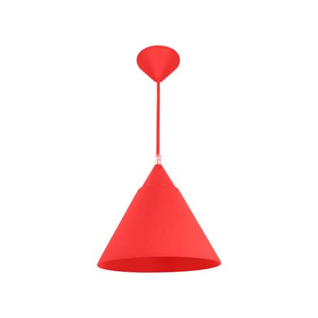 PENDANT BEC MODERN PYRAMID.RD PLASTIC RED