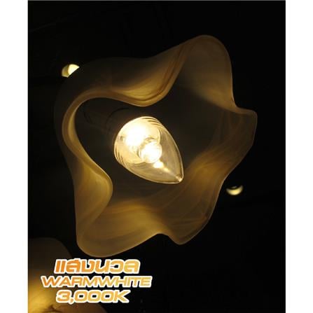 หลอด LED HI-TEK CANDLE CRYSTAL E14 5 วัตต์ WARMWHITE_2