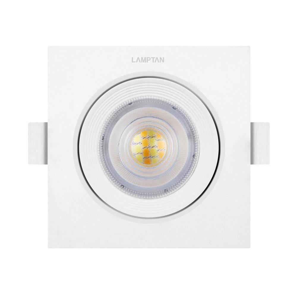 ดาวน์ไลท์ LED LAMPTAN SPOTLIGHT COLOUR CHOICE SQUARE 7 วัตต์ COOLWHITE DAYLIGHT WARMWHITE