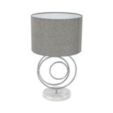 TABLE LAMP CARINI CLASSIC MT1541 GREY/CHROME