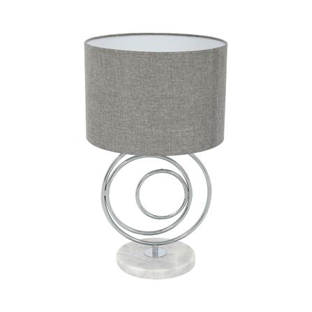 TABLE LAMP CARINI CLASSIC MT1541 GREY/CHROME