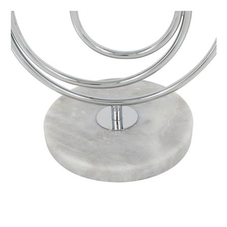 TABLE LAMP CARINI CLASSIC MT1541 GREY/CHROME