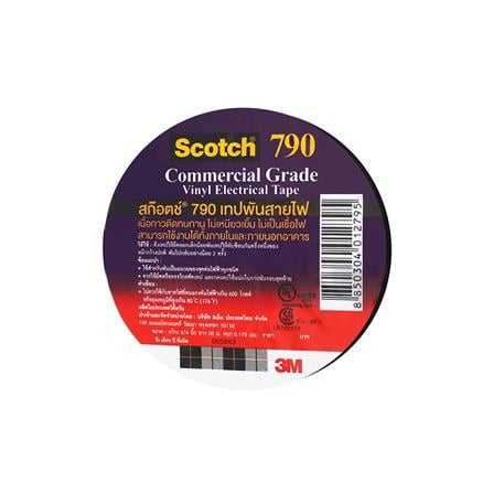 เทปพันสายไฟ 3M SCOTCH790 20 เมตร ดำ_2