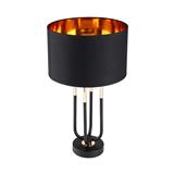 TABLE LAMP CARINI CLASSIC MT5064S BLACK/GOLD