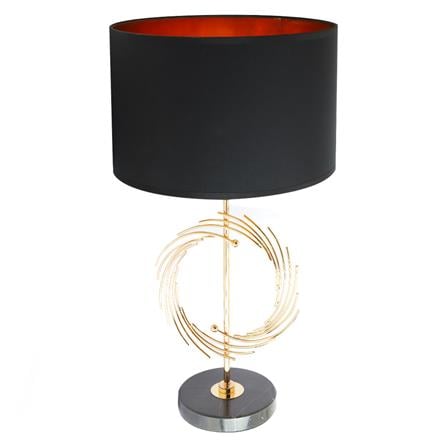 TABLE LAMP CARINI MT5030 CLASSIC BLACK/GOLD