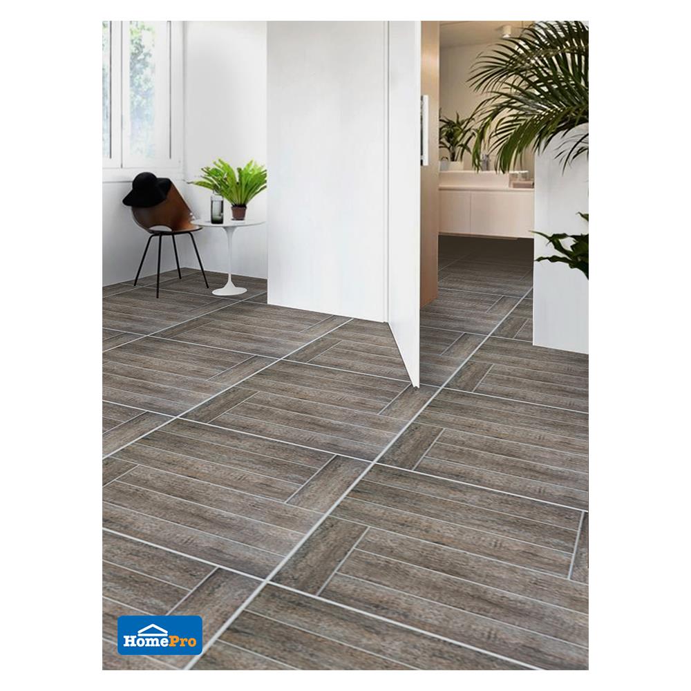 กระเบื้องพื้น 60x60 ซม. แม็กซ์ วู้ด น้ำตาล 1.44M2