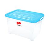 กล่องเก็บของ มีล้อ ฝาล็อค STACKO S105 A 100 ลิตร 50x70x42 ซม. สีฟ้า กล่องเก็บของ มีล้อ ฝาล็อค STACKO S105 A 100 ลิตร 50x70x42 ซม. สีฟ้า