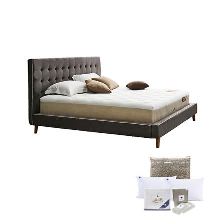 MATTRESS 6FT OMAZZ ORGANIQUE PLUS WITH 7PCS BEDDING SET