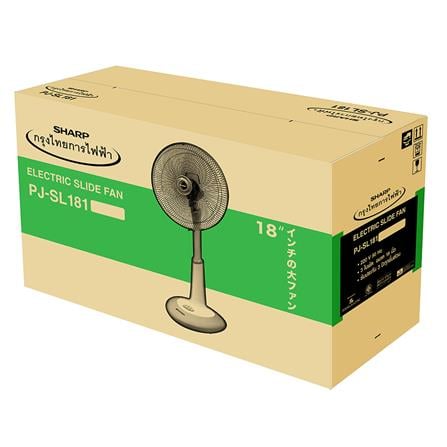 STAND FAN SHARP PJ-SL181CG 18" GRAY