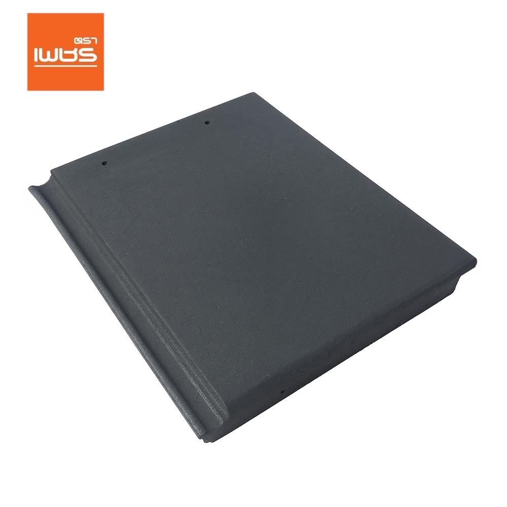 กระเบื้องหลังคาอดามัส แบบเรียบ ตราเพชร 33x42x1.3 ซม. สีเทาอัคนิล