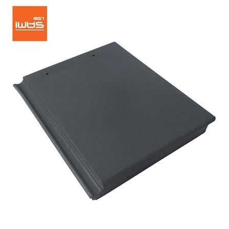 กระเบื้องหลังคาอดามัส แบบเรียบ ตราเพชร 33x42x1.3 ซม. สีเทาอัคนิล_0