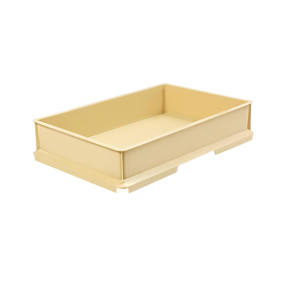 ลังเบเกอรี่เล็ก REANGWA STANDARD 8224 29.5X44.1X9 ซม. สีครีม