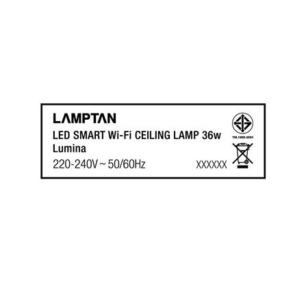 ไฟเพดาน LED LAMTAN WiFi CEILING LUMINA 36 วัตต์ 18 นิ้ว_5