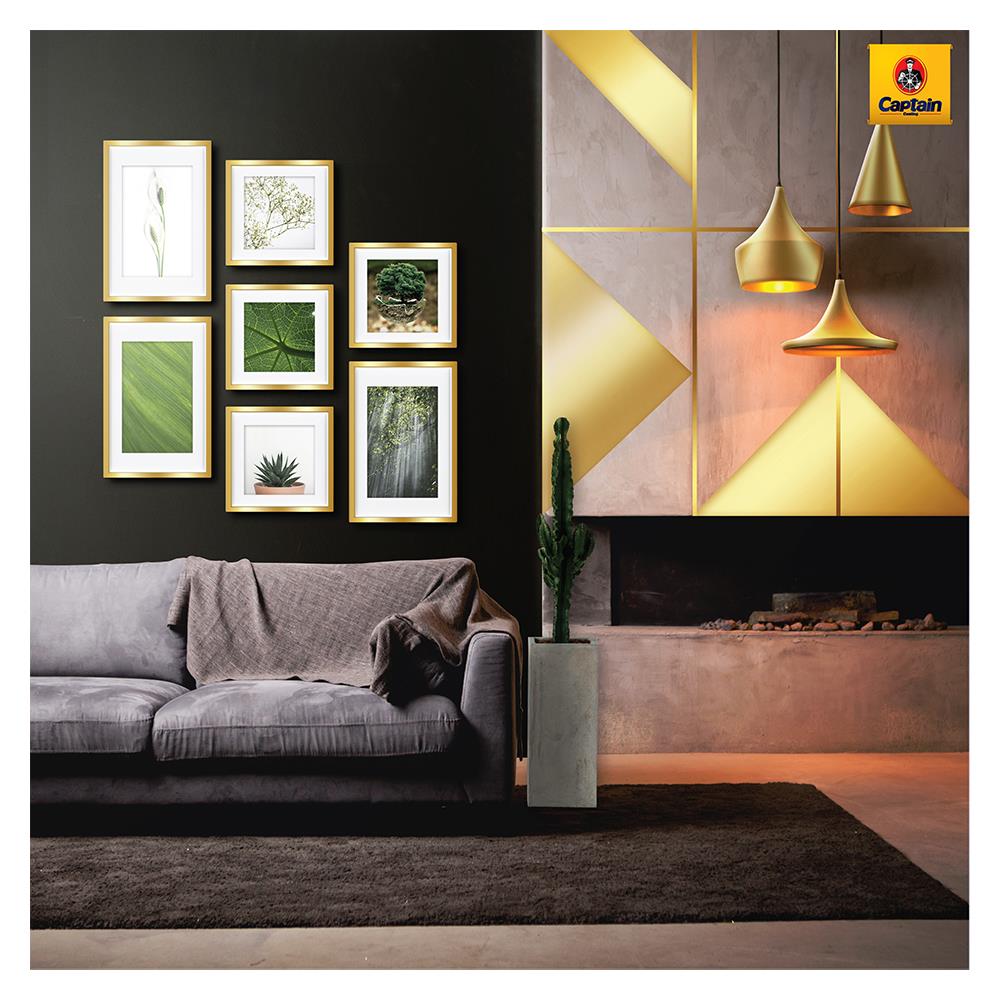 สีทอง CAPTAIN GOLD PAINT 1 แกลลอน