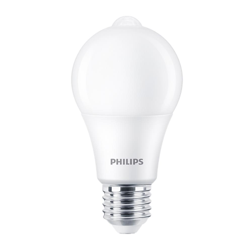 หลอด LED PHILIPS A60 SENSOR 8 วัตต์ WARMWHITE E27
