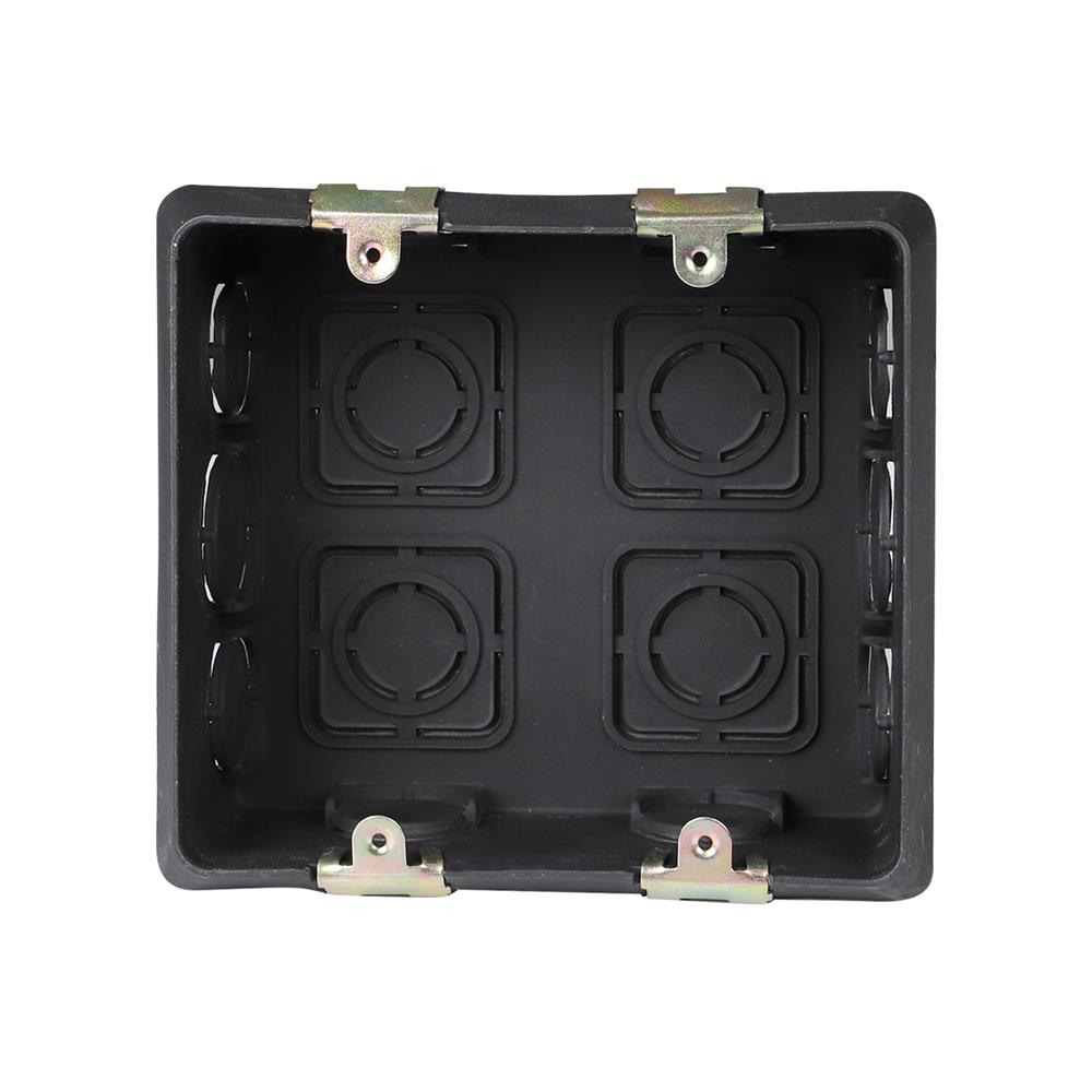 บ็อกซ์ฝัง ELECKTA 4x4 นิ้ว สีดำ