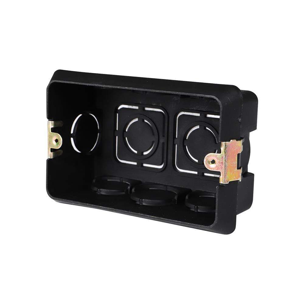 บ็อกซ์ฝัง ELECKTA 2x4 นิ้ว สีดำ