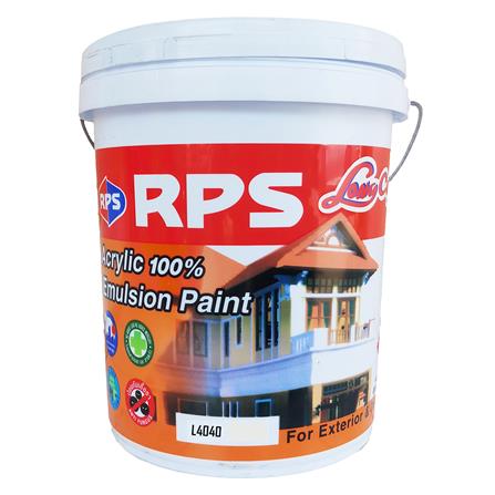 สีน้ำทาภายนอก ชนิดเนียน RPS LONGCOAT L4040 5 แกลลอน_0