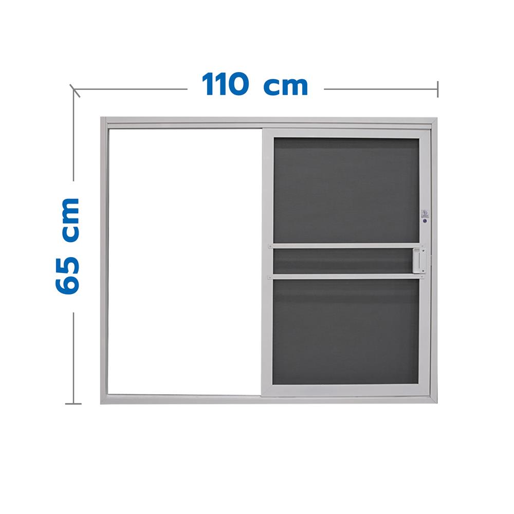 ชุดมุ้งหน้าต่างบานเลื่อน S.D.BRILLIANT DIY 65X110 ซม.