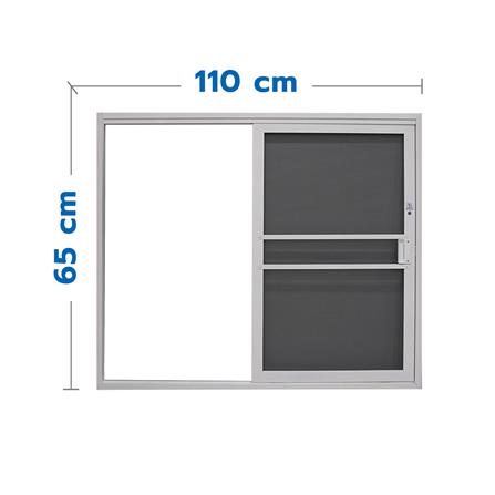 ชุดมุ้งหน้าต่างบานเลื่อน S.D.BRILLIANT DIY 65X110 ซม.