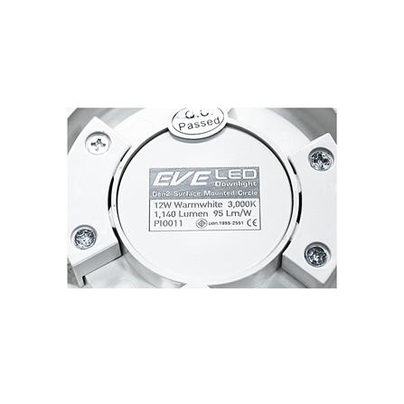 ดาวน์ไลท์ LED EVE LED571761 12 วัตต์ WARMWHITE สีขาว 5.5 นิ้ว_4