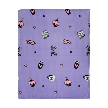 BLANKET HOME LIVING RELAX 50X60" PURPLE